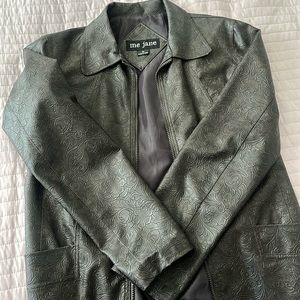 Leather jacket brown